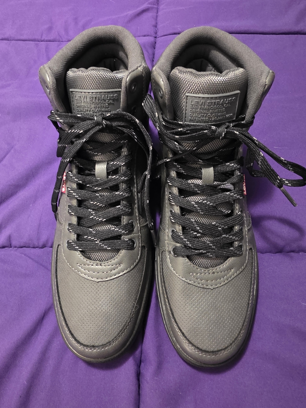 Levi's Men's Gray High-Top Sneakers